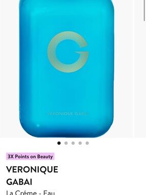 NWT VERONIQUE GABAI La Crème Eau in Bright Turquoise